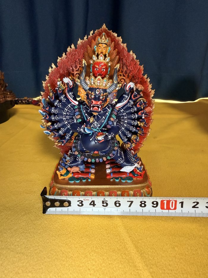 微信图片_20260805191319_159_11 Yamantaka Statue | Hand-Painted Copper Tibetan Buddhist Sculpture (15cm)