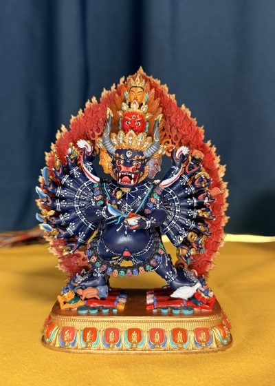 微信图片_20260805191322_163_11 Yamantaka Statue | Hand-Painted Copper Tibetan Buddhist Sculpture (15cm)