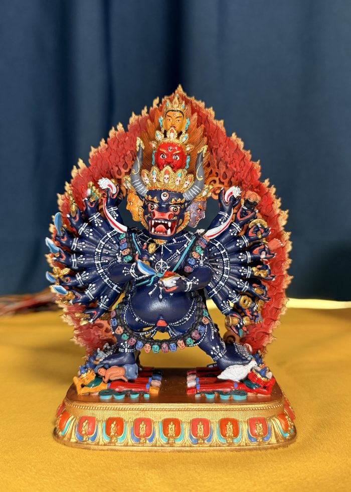 微信图片_20260805191322_163_11 Yamantaka Statue | Hand-Painted Copper Tibetan Buddhist Sculpture (15cm)