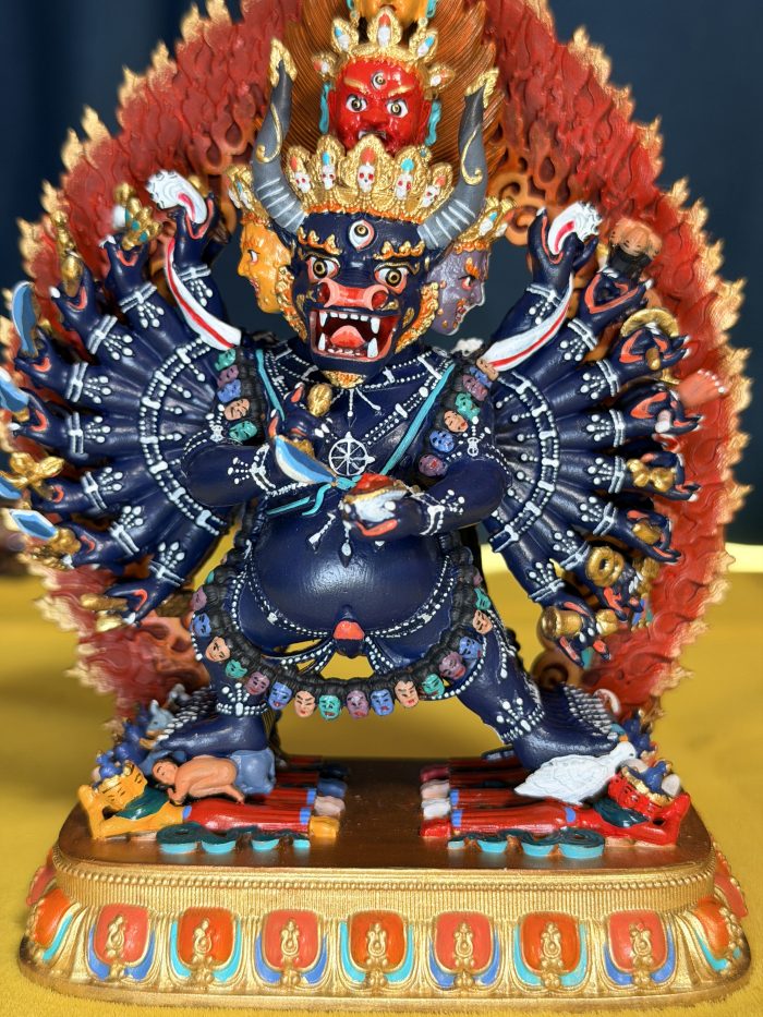 微信图片_20260805191323_164_11 Yamantaka Statue | Hand-Painted Copper Tibetan Buddhist Sculpture (15cm)