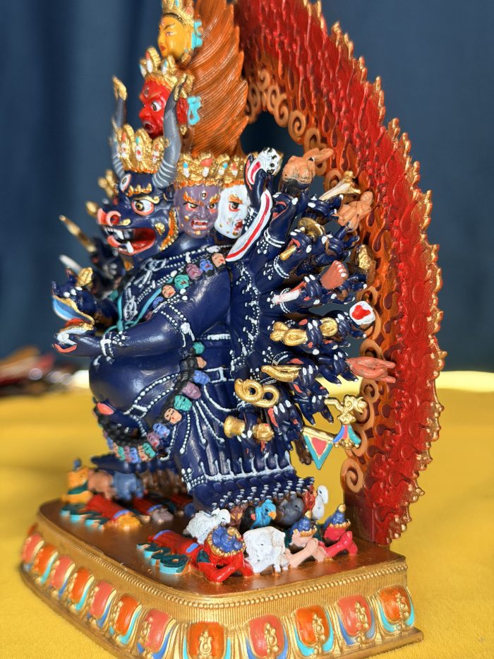 微信图片_20260805191325_166_11 Yamantaka Statue | Hand-Painted Copper Tibetan Buddhist Sculpture (15cm)