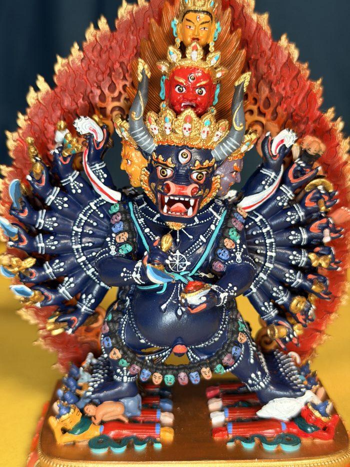 微信图片_20260805191327_168_11 Yamantaka Statue | Hand-Painted Copper Tibetan Buddhist Sculpture (15cm)