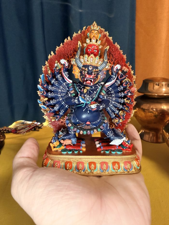 微信图片_20260805191327_169_11 Yamantaka Statue | Hand-Painted Copper Tibetan Buddhist Sculpture (15cm)