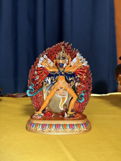 微信图片_20260807145202_218_11 Kalachakra Statue | Hand-Painted Copper Tibetan Buddhist Sculpture (15cm)