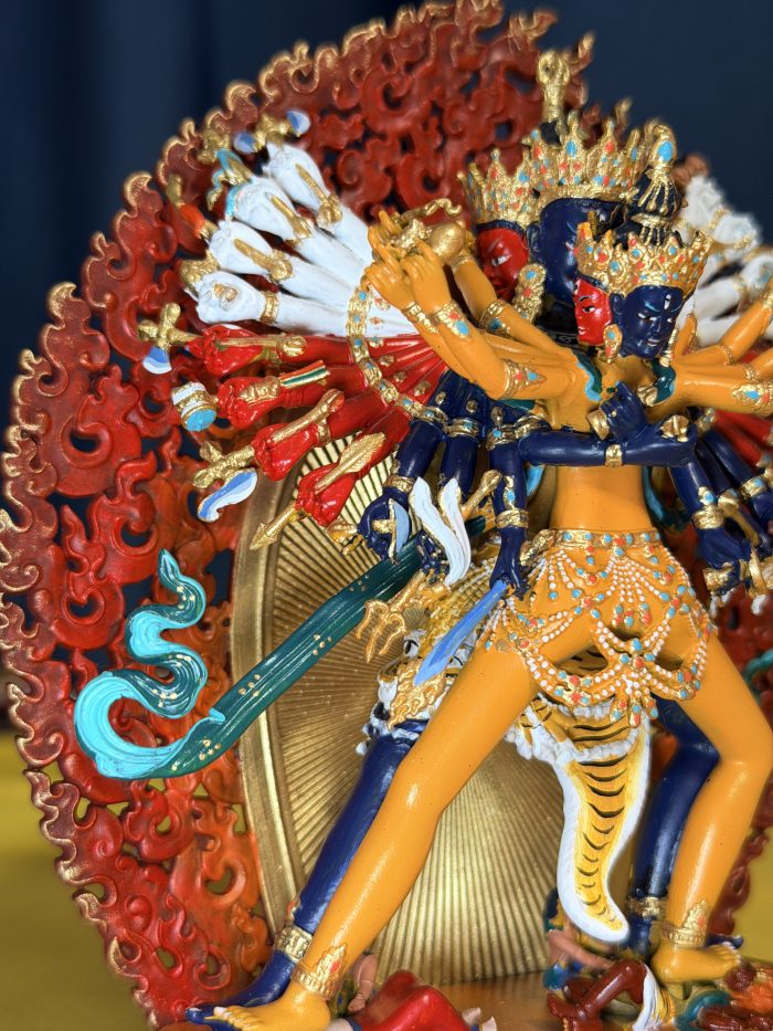 微信图片_20260807145208_220_11 Kalachakra Statue | Hand-Painted Copper Tibetan Buddhist Sculpture (15cm)