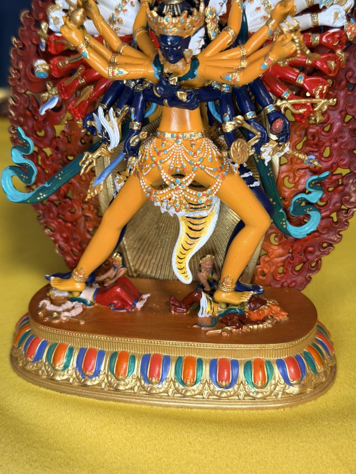 微信图片_20260807145211_222_11 Kalachakra Statue | Hand-Painted Copper Tibetan Buddhist Sculpture (15cm)