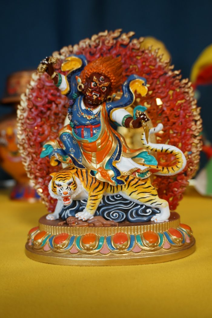 微信图片_20260807145233_237_11 Wrathful Guru Padmasambhava Statue – Hand-Painted Copper Tibetan Buddhist Sculpture (15cm)