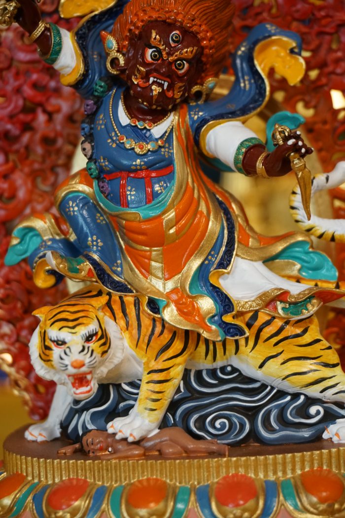 微信图片_20260807145235_238_11 Wrathful Guru Padmasambhava Statue – Hand-Painted Copper Tibetan Buddhist Sculpture (15cm)