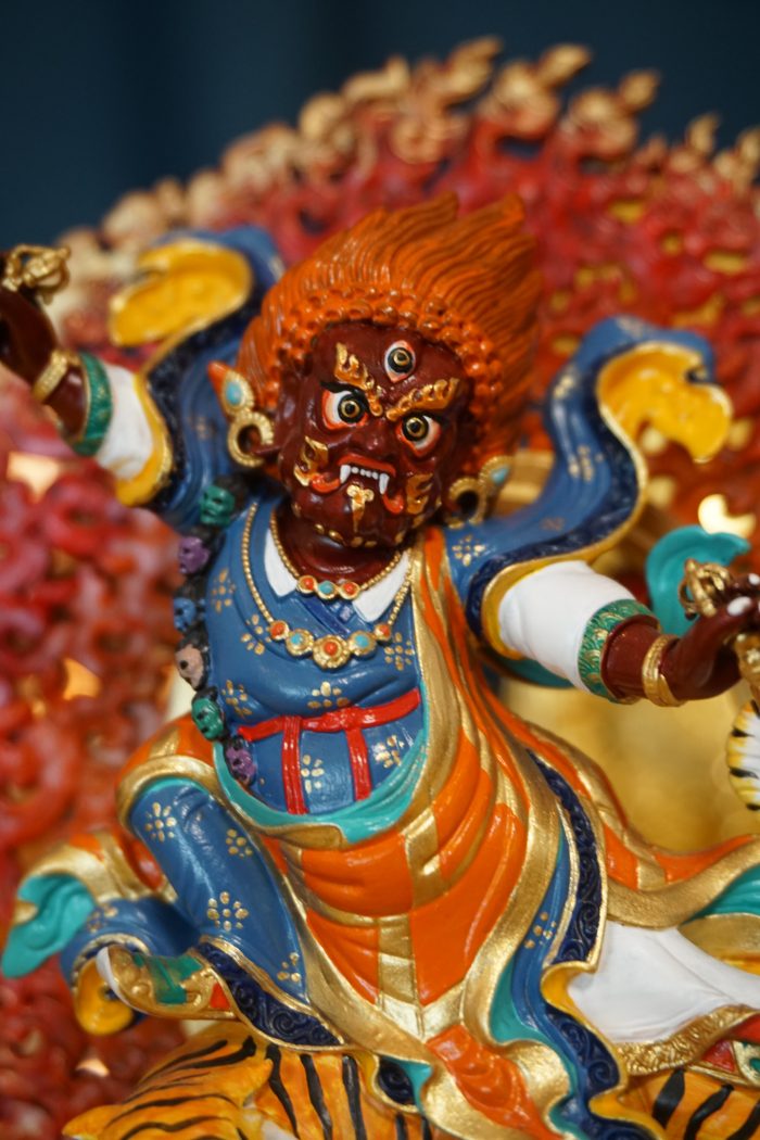 微信图片_20260807145237_239_11 Wrathful Guru Padmasambhava Statue – Hand-Painted Copper Tibetan Buddhist Sculpture (15cm)