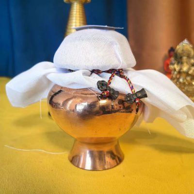 Vajrasattva Purification Treasure Vase – Handcrafted Tibetan Buddhist Blessing Vessel